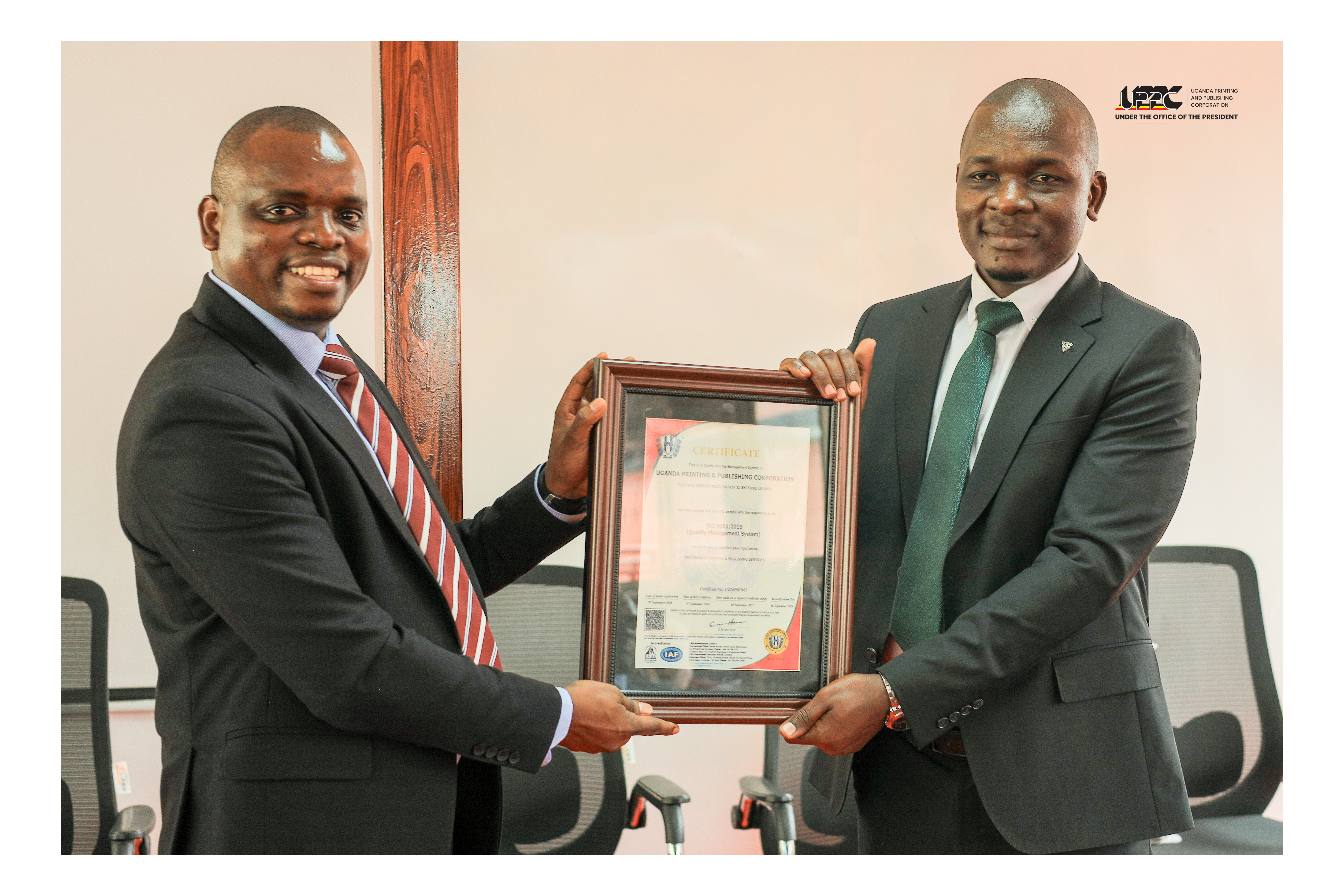 UPPC Attains ISO 9001:2015 Certification, Sets Sights on International Market